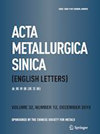 Acta Metallurgica Sinica-English Letters封面